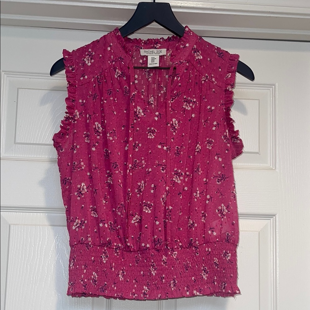 Rachel Zoe Pink Floral Women's Top
